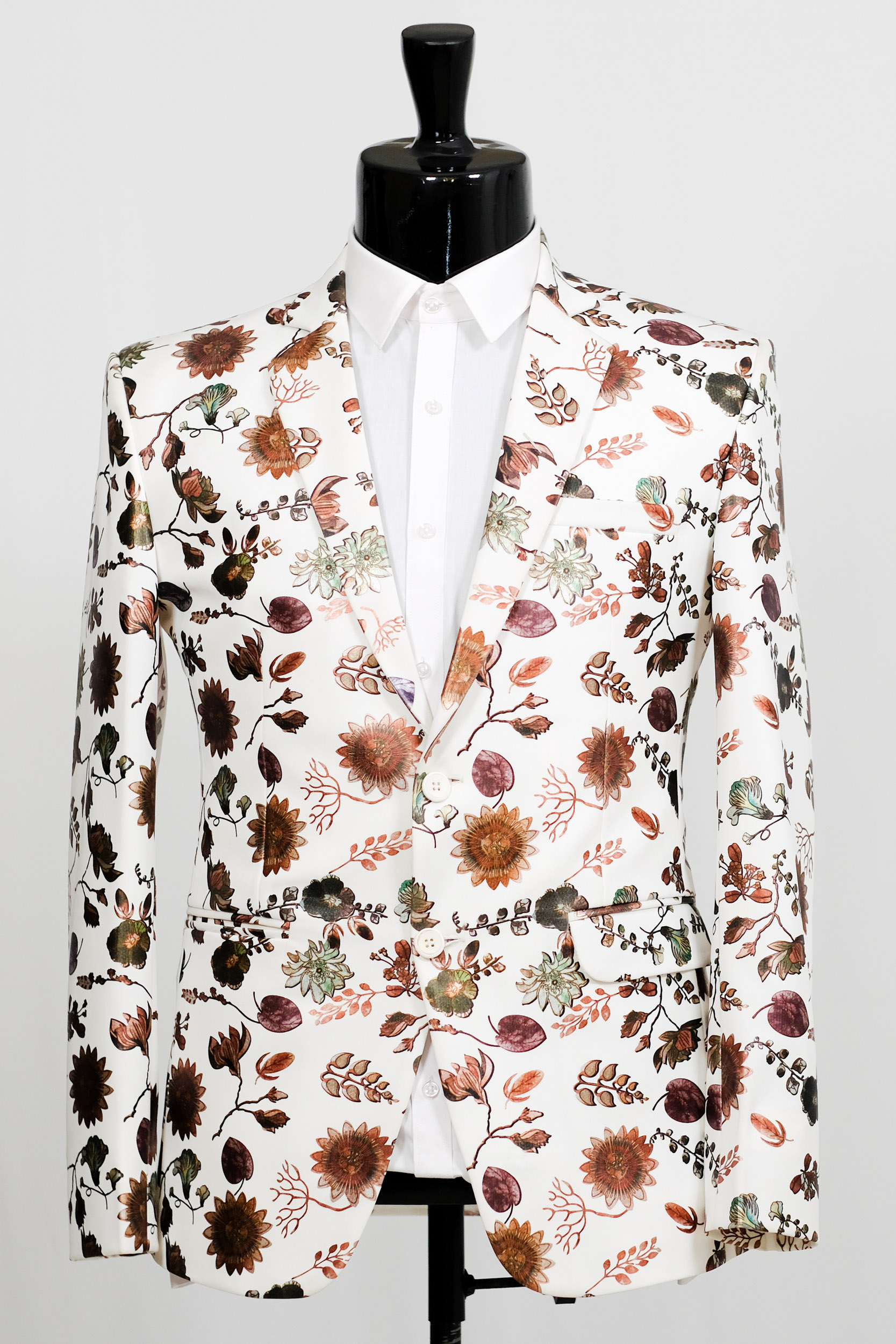 Fancy slim-fit printed Blazer – BU – Custom Clothing for Men and Women
