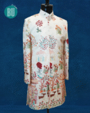Ivory Multicolor Thread-Embroidered Sherwani